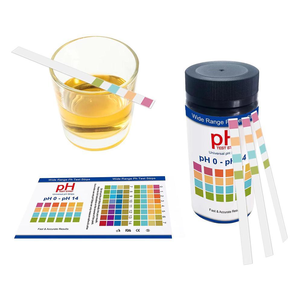 Ph Strip Test - 100 Sztuk Uniwersalnych Pasków Testowych Chloru