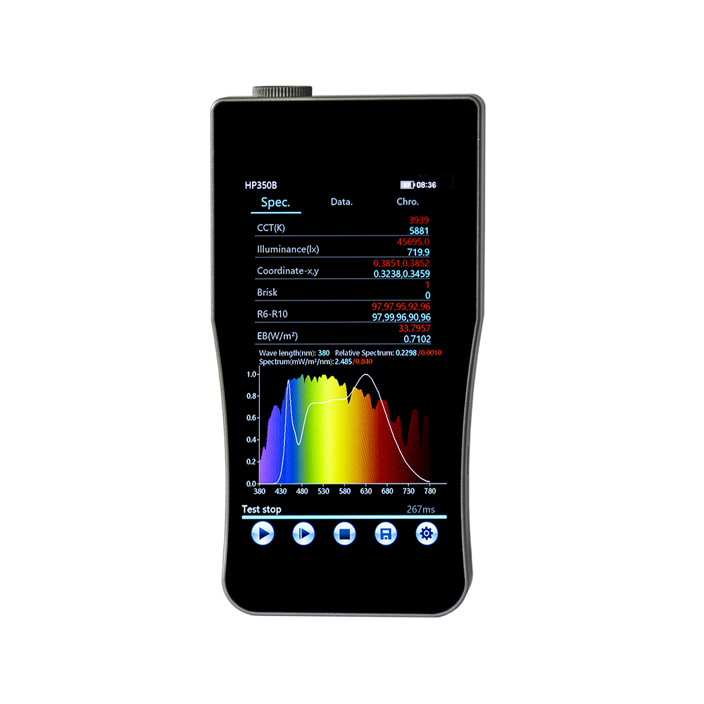 Spectroscope Handheld - HP350B Ręczny Spektroskop Niebieskiego Światła, Miernik
