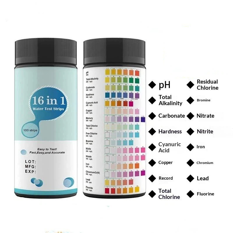 Ph Strip Test - 50/100 szt. Zestaw do testowania akwarium