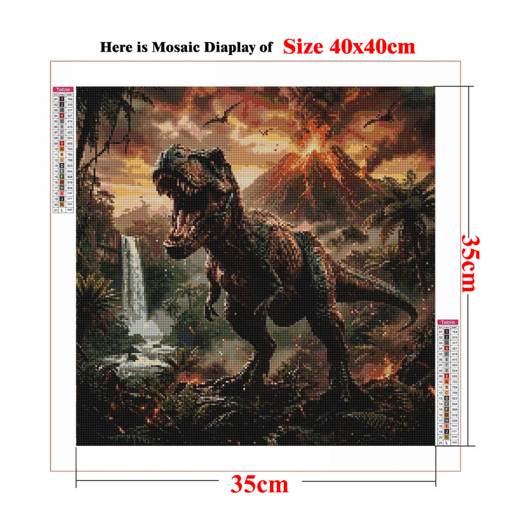 Zestaw do malowania diamentami – Volcano Kit Eruption recenzja i cena